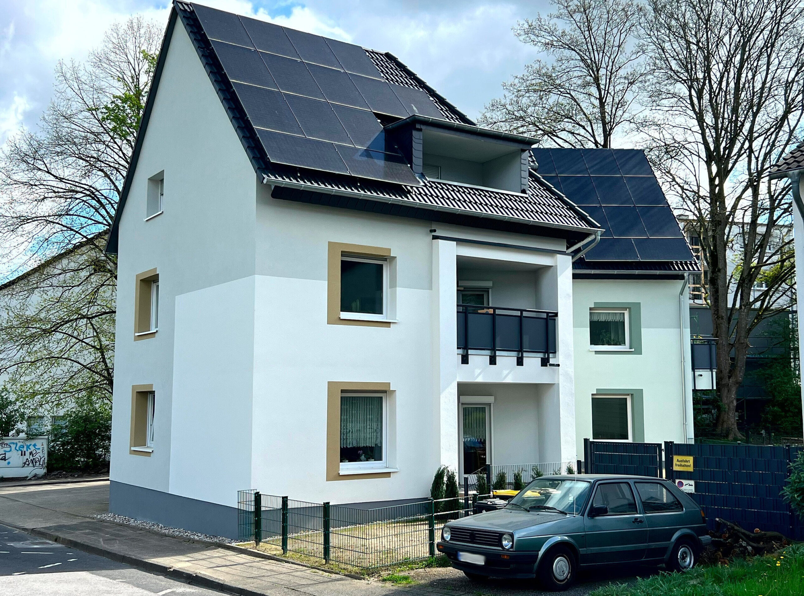 Fasanenstraße 2a – Hausrückseite nach der Sanierung