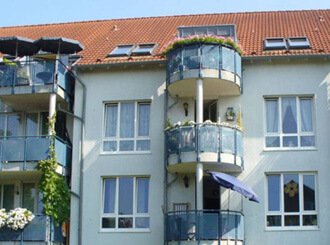Außenansicht, Wohnung im Waldfrieden