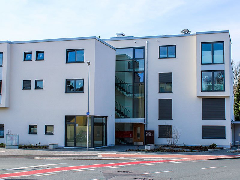 Außenansicht des Hauses – Falkenstraße Neubau